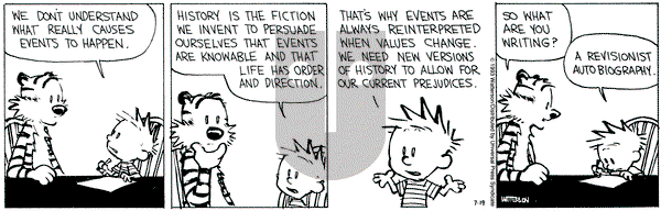 Calvin and Hobbes on Monday July 19, 1993 Comic Strip