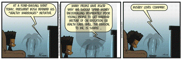 The Boondocks on Saturday January 31, 2004 Comic Strip