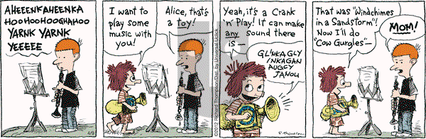 Cul de Sac on Monday April 9, 2012 Comic Strip