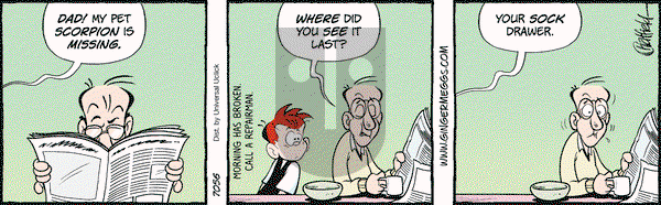 Ginger Meggs - Wednesday October 12, 2016 Comic Strip