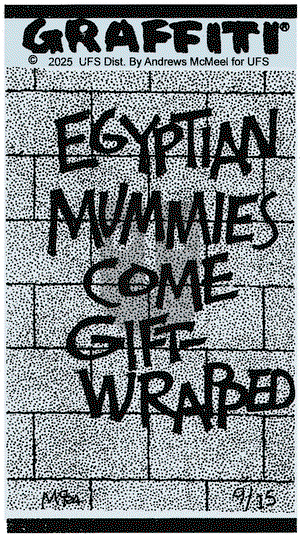 Graffiti on Monday September 15, 2025 Comic Strip