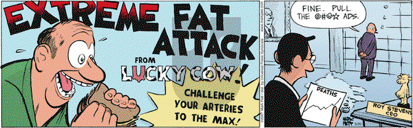 Lucky Cow on Tuesday March 20, 2007 Comic Strip