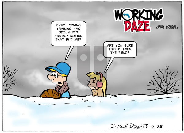 Working Daze - Sunday February 25, 2024 Comic Strip