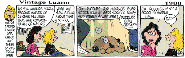 Luann - Thursday September 4, 2003 Comic Strip