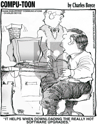 Compu-toon on Tuesday December 29, 2009 Comic Strip