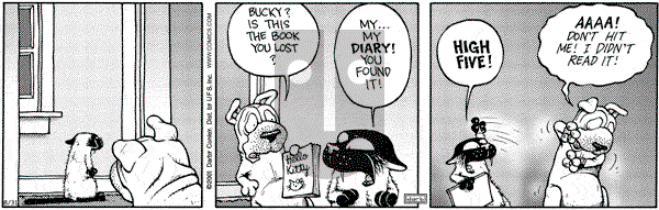 Get Fuzzy on Friday August 31, 2001 Comic Strip