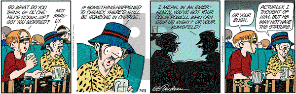 Doonesbury on Monday July 23, 2001 Comic Strip