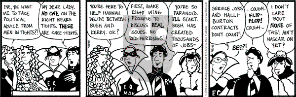 Clear Blue Water on Tuesday October 26, 2004 Comic Strip