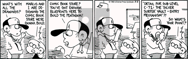 FoxTrot on Wednesday May 5, 1993 Comic Strip