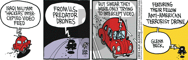 La Cucaracha on Saturday January 2, 2010 Comic Strip
