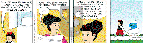 Nancy on Saturday August 10, 2019 Comic Strip