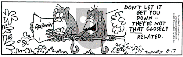 Frank and Ernest on Tuesday August 17, 1999 Comic Strip
