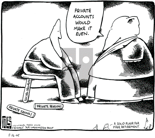 Tom Toles on Wednesday July 6, 2005 Comic Strip
