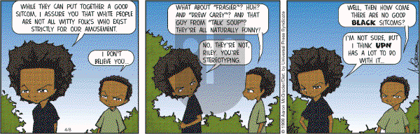 The Boondocks on Saturday April 8, 2006 Comic Strip