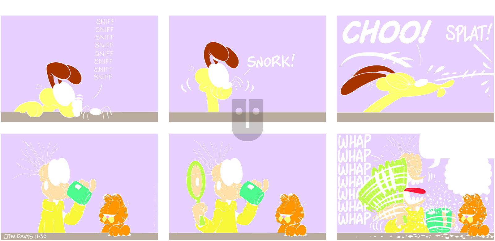 Garfield on Sunday November 30, 2014 Comic Strip