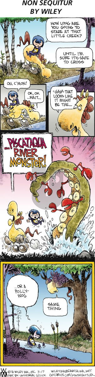 Non Sequitur on Sunday July 17, 2016 Comic Strip