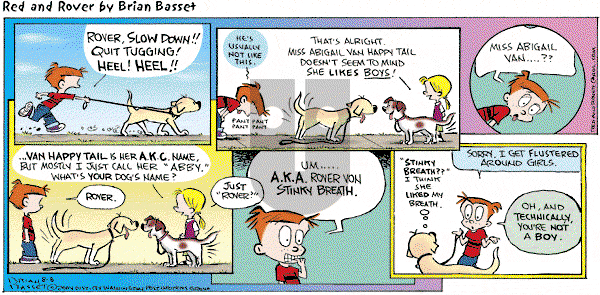 Red and Rover on Sunday August 8, 2004 Comic Strip