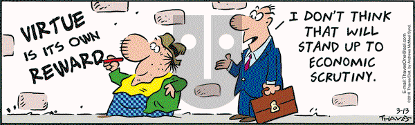 Frank and Ernest on Tuesday March 13, 2018 Comic Strip