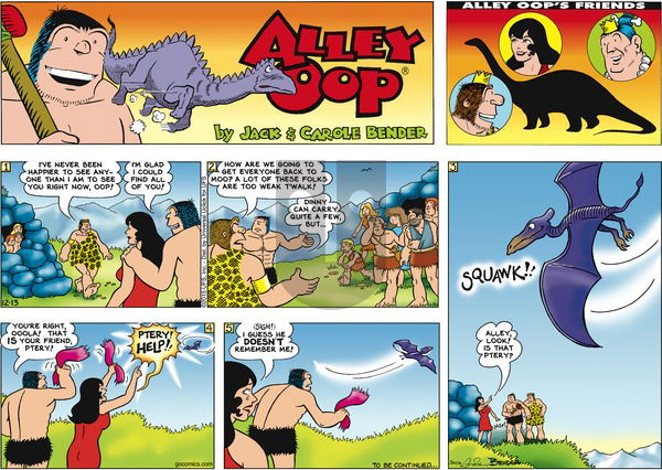 Alley Oop on Sunday December 13, 2015 Comic Strip
