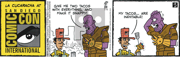 La Cucaracha on Tuesday July 16, 2019 Comic Strip