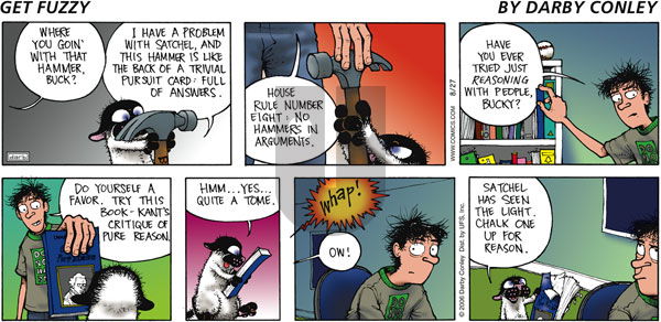 Get Fuzzy on Sunday August 27, 2006 Comic Strip