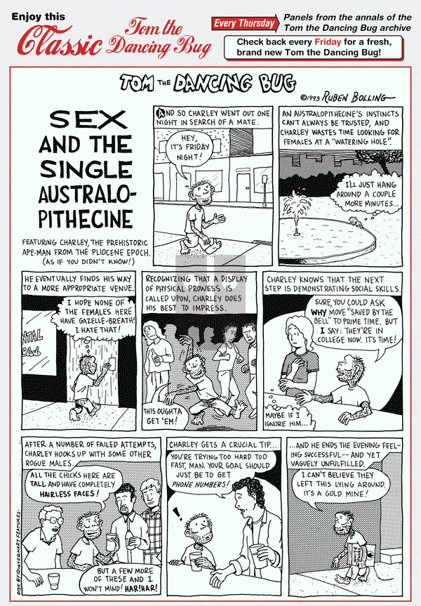 Tom the Dancing Bug on Thursday December 26, 2013 Comic Strip