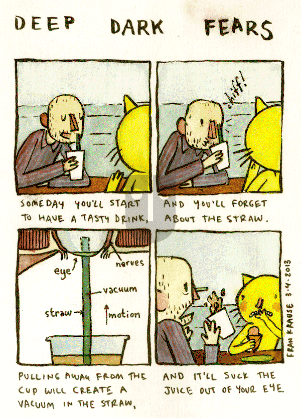 Deep Dark Fears - Monday August 18, 2014 Comic Strip