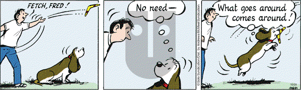 Fred Basset on Friday October 25, 2019 Comic Strip