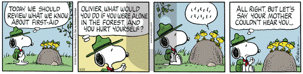 Peanuts on Tuesday March 25, 2025 Comic Strip