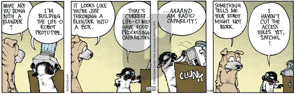 Get Fuzzy on Saturday January 18, 2014 Comic Strip