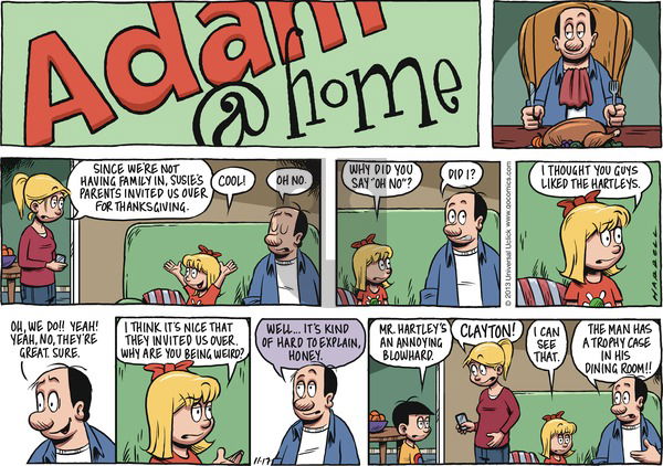 Adam@Home on Sunday November 17, 2013 Comic Strip