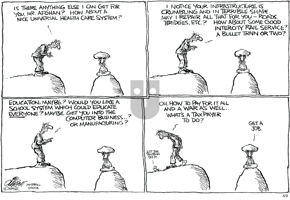 Pat Oliphant - Thursday June 9, 2011 Comic Strip