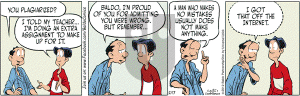 Baldo on Friday February 17, 2012 Comic Strip