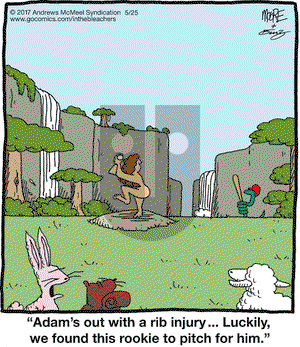 In the Bleachers on Thursday May 25, 2017 Comic Strip