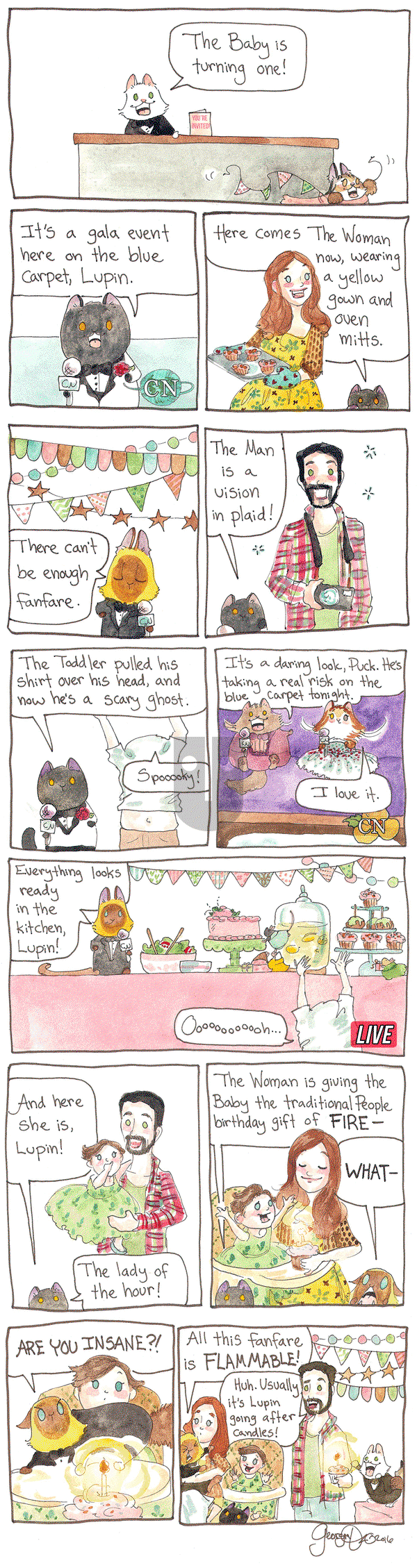 Breaking Cat News on Thursday May 19, 2016 Comic Strip