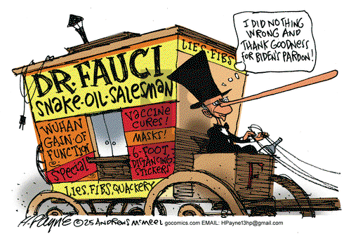 Henry Payne on Tuesday January 21, 2025 Comic Strip