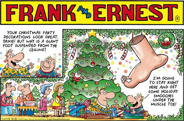 Frank and Ernest on Sunday December 18, 2016 Comic Strip