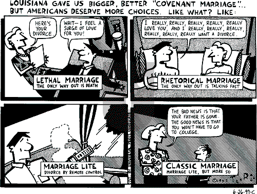 Ted Rall on Monday June 30, 1997 Comic Strip