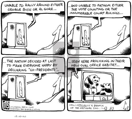 Tom Toles on Sunday December 10, 2000 Comic Strip