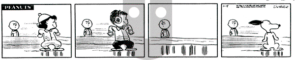 Peanuts on Monday January 9, 1956 Comic Strip