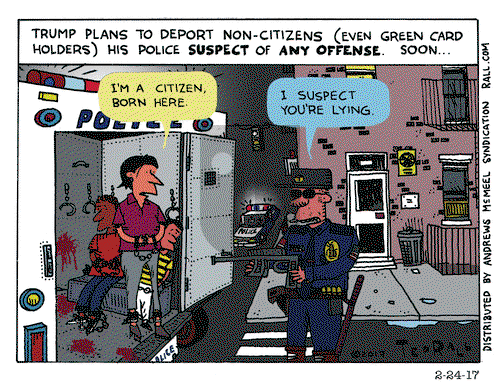 Ted Rall on Friday February 24, 2017 Comic Strip
