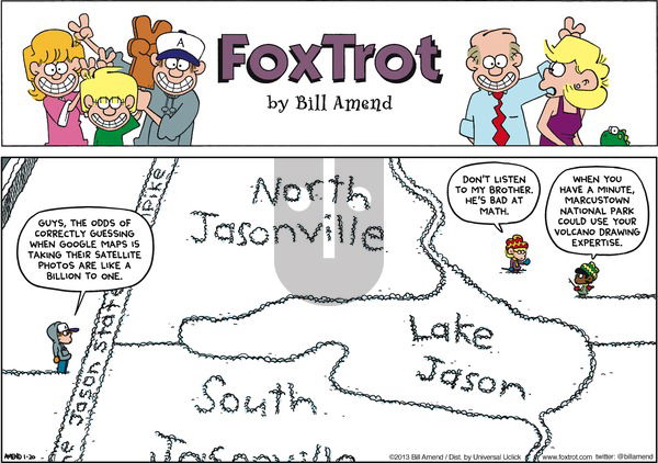 FoxTrot on Sunday January 20, 2013 Comic Strip