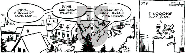 Over the Hedge on Monday June 19, 1995 Comic Strip