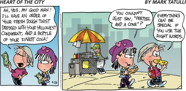 Heart of the City on Sunday April 28, 2013 Comic Strip