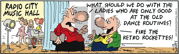 Frank and Ernest on Wednesday April 13, 2011 Comic Strip