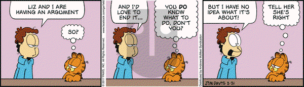 Garfield on Friday March 31, 2017 Comic Strip