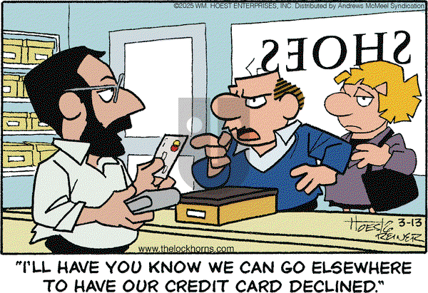 The Lockhorns - Thursday March 13, 2025 Comic Strip