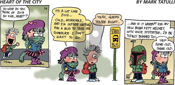 Heart of the City on Sunday January 6, 2013 Comic Strip
