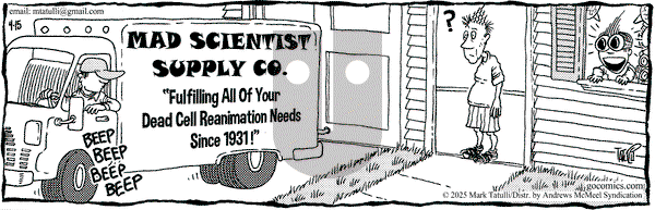 Lio on Tuesday April 15, 2025 Comic Strip