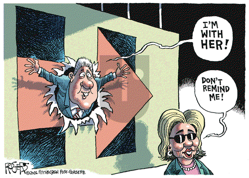 Rob Rogers on Wednesday July 6, 2016 Comic Strip